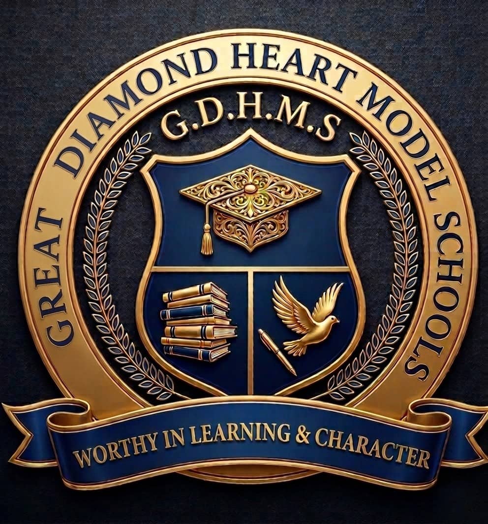 Great Diamond Heart Model School Logo